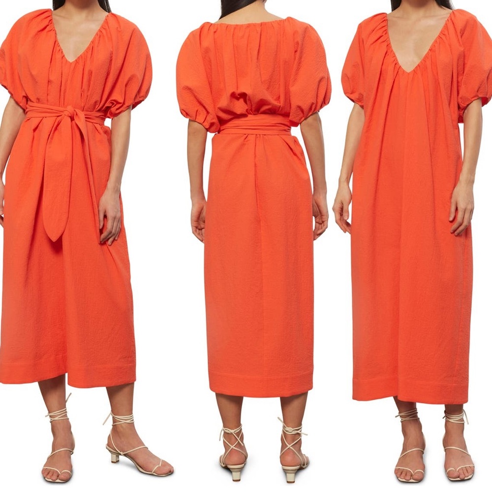 Stunning orange Mara Hoffman dress